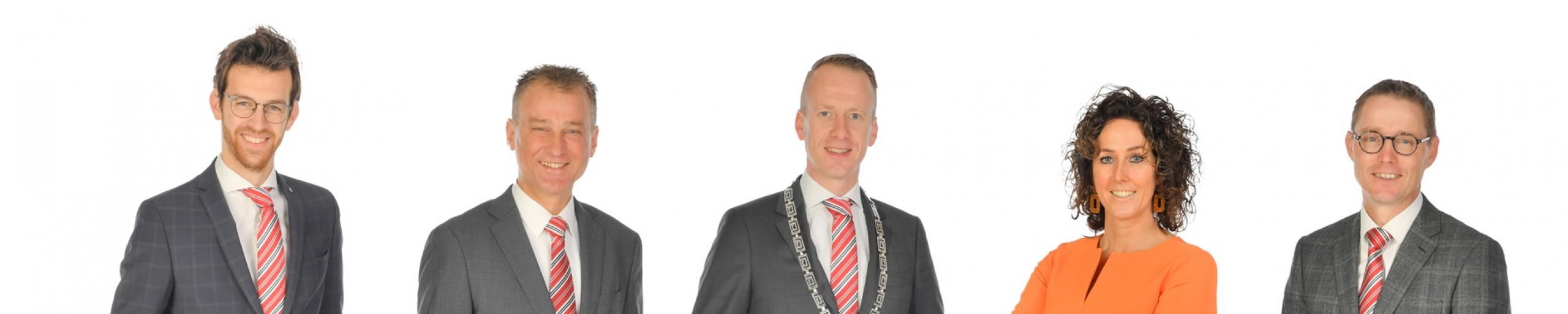 Het college van b&w van Urk per december 2020