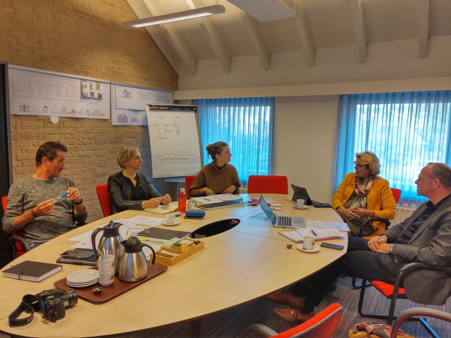 Leden van het projectteam 75 jaar vrijheid Urk